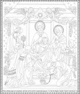 Jesus Baby Coloring Pages Epiphany Kings Three Visit Catholic Uploaded User sketch template