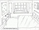 Coloring Bedroom Pages Girls Furniture High Quality Print Sketch Template Popular sketch template