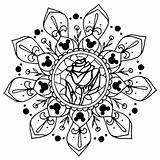Disney Coloring Pages Mandalas Mandala Tattoo Diy Colouring Fan Adult Decals Print Mouse Hiding Them Been Only Tattoos Choose Board sketch template
