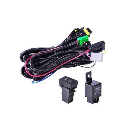 universal fog lamp wiring harness kit  switch relay