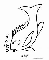 Fish Print Coloring Pages Sheets Printing Help sketch template