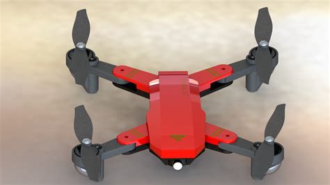 drone  cad model library grabcad