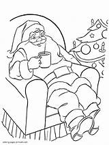 Coloring Pages Christmas Kids Holidays Printable sketch template