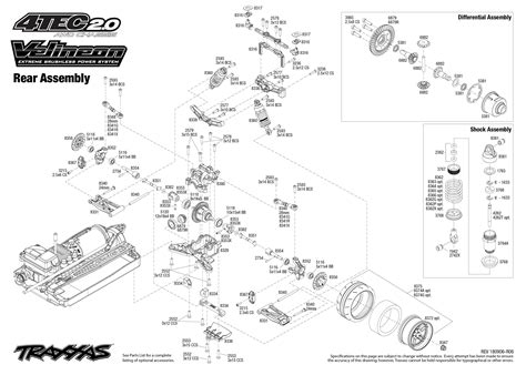 tec  vxl rear assembly exploded view traxxas
