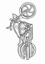 Moto Choppers Motoren Kleurplaat Kleurplaten Trains Hugolescargot Motorrad Motocross Colorier sketch template