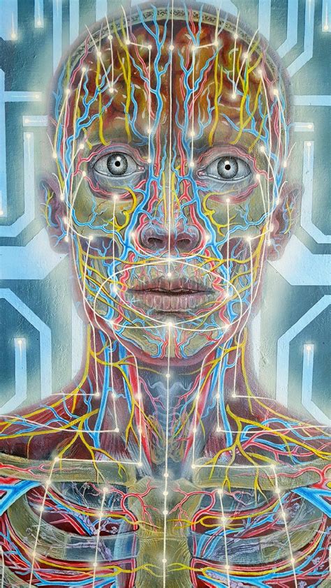 Alex Grey Networks Painting For Sale At 1stdibs