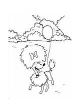 Clifford Coloring Pages Poodle Baloon Playing Drawing Printable Dog Cartoons Printables Supercoloring Para Crafts Colorear Characters Paintingvalley Drawings Cartoon Classic sketch template