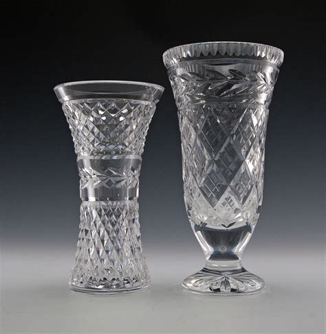 vintage waterford crystal vase glandore variation