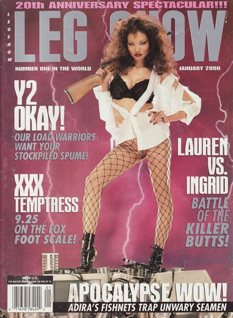 Leg Show January 2000 Magazine Back Issue Leg Show Wonderclub