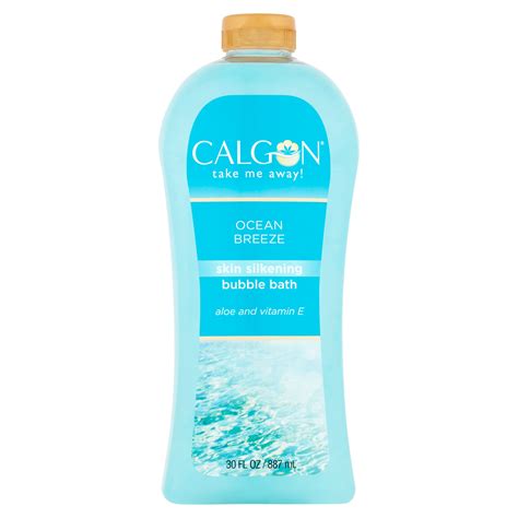 calgon skin silkening bubble bath  aloe vitamin  ocean bath  oz walmartcom