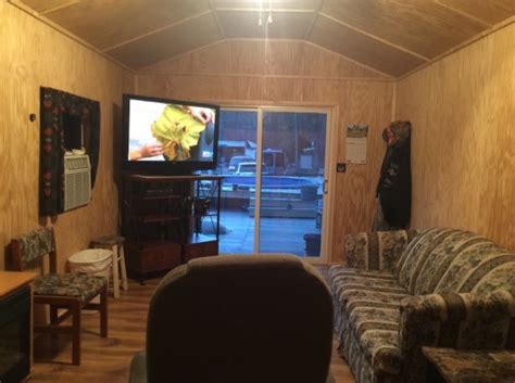 sq ft shed converted  tiny home
