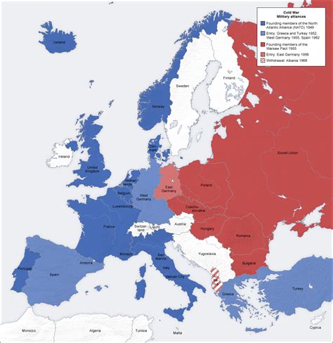 filecold war europe military alliances map enpng wikipedia   encyclopedia