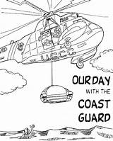 Guard Coast Coloring Pages Kids Uscg Gif States United sketch template