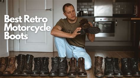 classic style motorcycle boots youtube