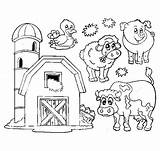 Barnyard Livestock Getcolorings Colorluna Visit sketch template
