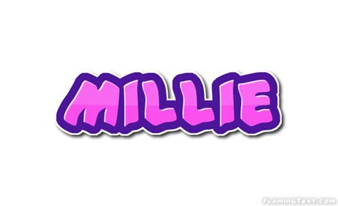 millie logo   design tool  flaming text