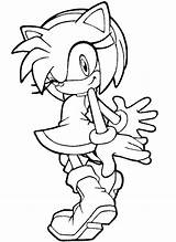 Sonic Coloring Pages Hedgehog Amy Silver Printable Print Knuckles Tails Sheets Rose Para Boyama Colorir Kids Color Colors Colouring Getcolorings sketch template