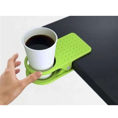 home office desk table coffee cup mug bottle holder rack clip  stand grip creative kitchen