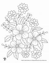 Coloring Flower Adult Pages Printable Flowers Bouquet Colouring Floral Adults Sheets Woojr Painting Print Color Printables Diy Drawing Patterns Choose sketch template