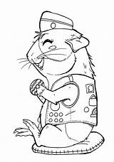 Scout Girl Coloring Pages Cookie Gerbil Printable Pig Scouts Guinea Drawing Brownie Daisy Clipart Cookies Kids Hamster Clip Leader Cute sketch template