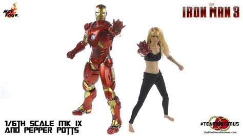 Hot Toys Iron Man 3 Pepper Potts And Mk Ix Video Review Youtube