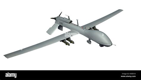 mq  gray eagle military drone side top view  render isolated stock photo  alamy