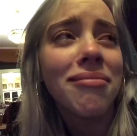 Oh No Don T Cry 😶 Billie Eilish Billie Singer