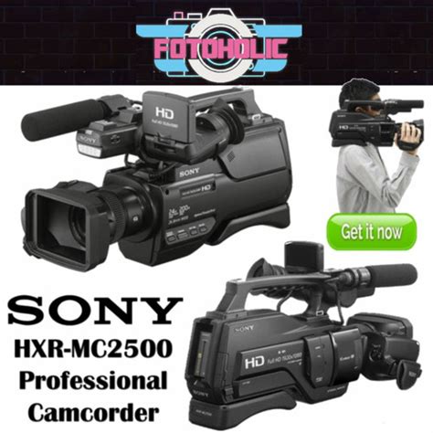 jual sony camcorder hxr mc 2500 sony mc2500 kamera shooting resmi