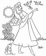 Disney Coloring Pages Aurora Princess Sleeping Beauty Print Printable Comments Getcolorings Choose Board Color sketch template