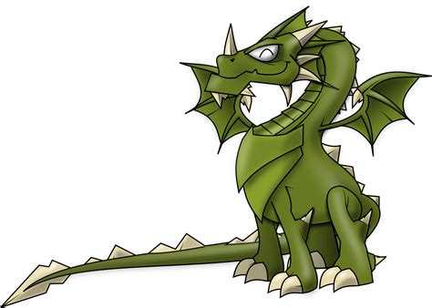 fantasy green dragon clip art clipartix