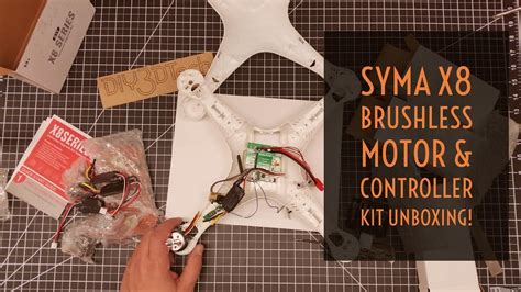 video drone syma  brushless motor  controler upgrade kit unboxing youtube