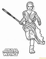 Coloring Pages Wars Star Rey Leia Luke Printable Force Stormtrooper Color Comments sketch template