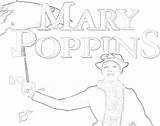 Poppins Coloriage sketch template