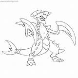 Mega Pokemon Garchomp Coloring Pages Xcolorings Printable 70k Resolution Info Type  Size Jpeg sketch template