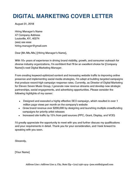 unique info  marketing director cover letter examples summary