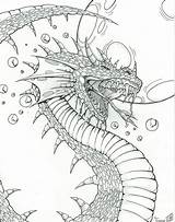 Coloring Dragon Pages Dragons Fantasy Adults Adult Deviantart Books Designs Hard Sheets Colouring Google Color Printable Grown Ups Mythical Sketch sketch template