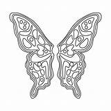 Wings Coloring Pages Butterfly Angel Fairy Colouring Printable Sheets Sheet Cut Color Print Polyvore Adult Getcolorings Butt sketch template