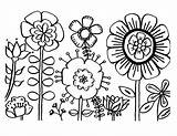 Coloring Pages Flower Printable Flowers Garden Easy Cute Adults Color Fairy Difficult Spring Floral Paisley Fence Colorings Wild Picket Getcolorings sketch template