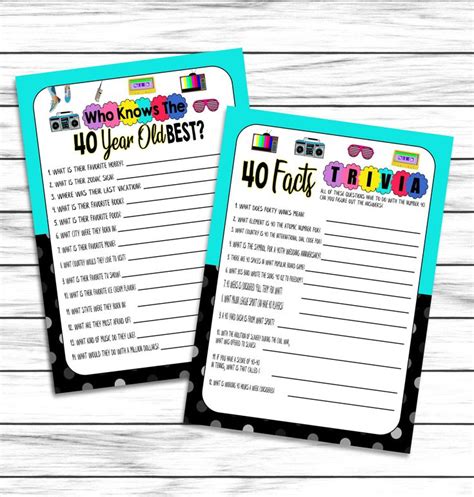 birthday party games        year etsy