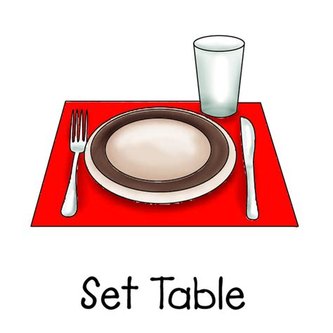 table set clipart   cliparts  images  clipground