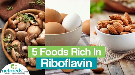 5 Foods Rich In Vitamin B2 Riboflavin Youtube