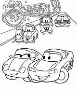 Cars Disney Topcoloringpages Mater Sheriff sketch template