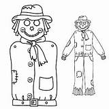 Scarecrow Graphics Feet sketch template