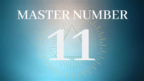 master number  numerology number    meaning