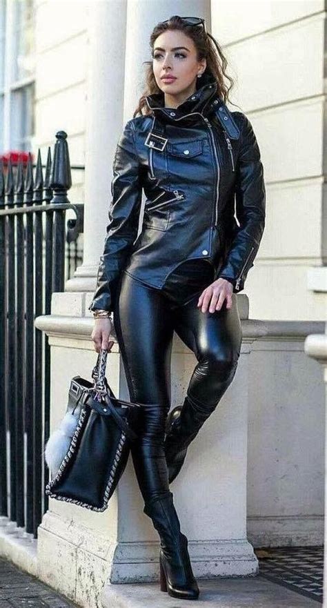 Pin By Chloerenee On Fashion Leather Fashion Sexy Leather Outfits