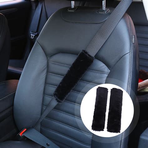 pcs seat belt covers soft shoulder pad car belt adjuster protector shoulder seatbelt pad
