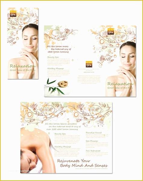 skin care brochure templates  health brochure template