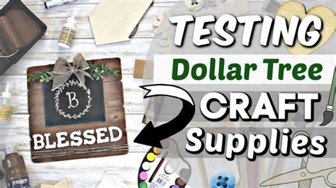 testing  dollar tree craft suppplies diy diy dollar