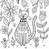Cat Coloring Pages Printable Cats Colouring Print Mom Garden 30seconds Printables Poster Purr Fect Ages Lovers Tip Posterlounge sketch template