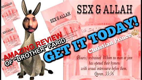 amazing review of brother farid on sex and allah book christian